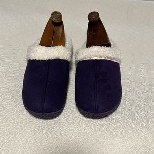 Floopi house slipper for women black fur lined size XL US 11-12